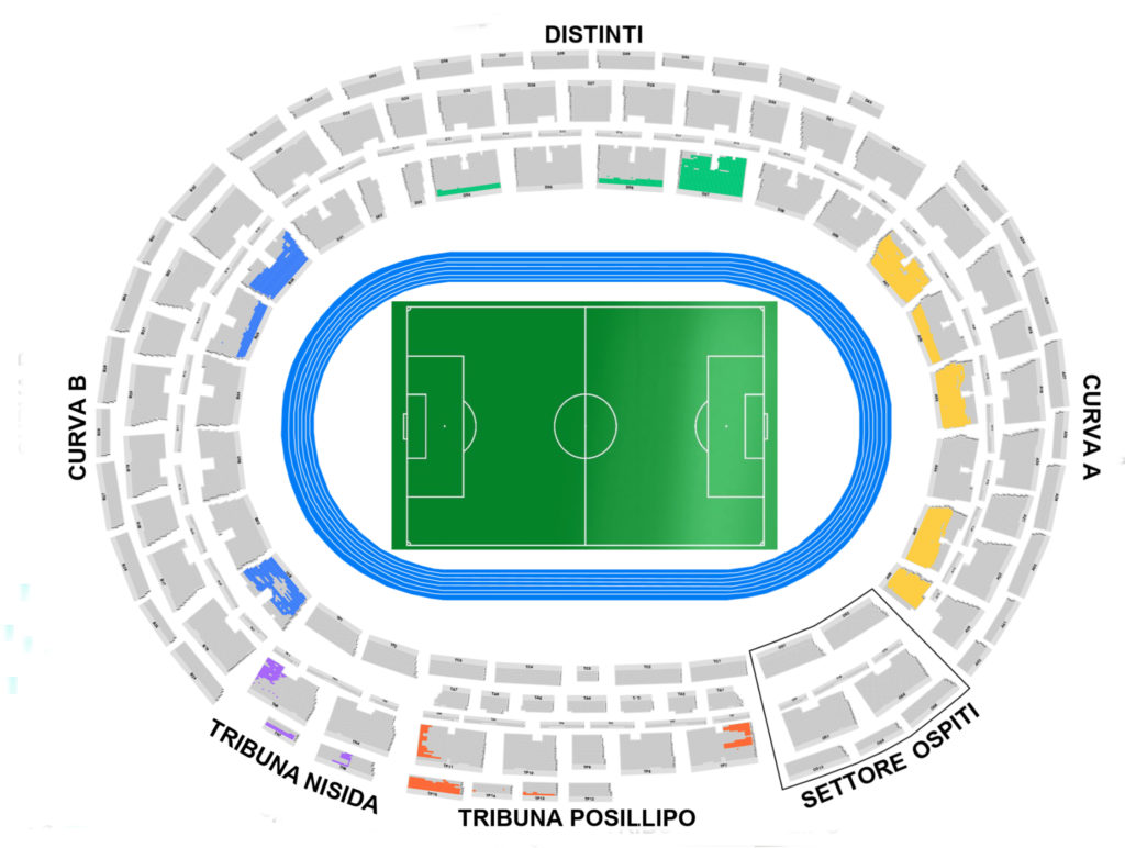 lo stadio diego armando maradona  san paolo